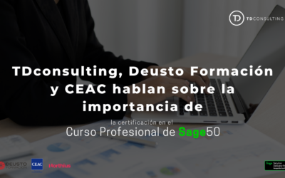 TDconsulting participa en una sesión con Deusto Formación y CEAC para hablar sobre la certificación de Sage