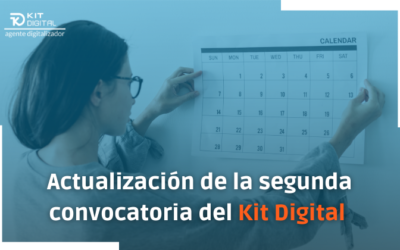 Actualización de la segunda convocatoria del Kit Digital