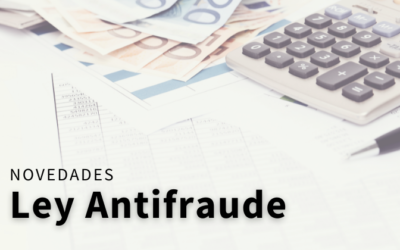 Novedades sobre la ley Antifraude