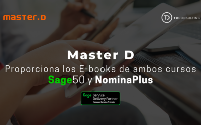 MasterD proporciona a su alumnado los E-books educativos de Sage50 y NominaPlus