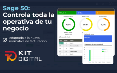 Sage 50: Gestión de procesos gratuito con el Kit Digital