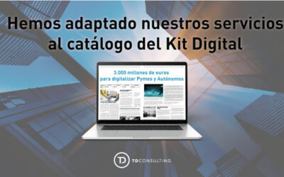 TDconsulting adapta sus servicios al catálogo del Kit Digital