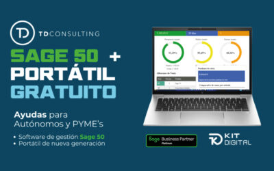 ERP Sage 50 y portátil gratuito con el Kit Digital: ¡Digitalízate!